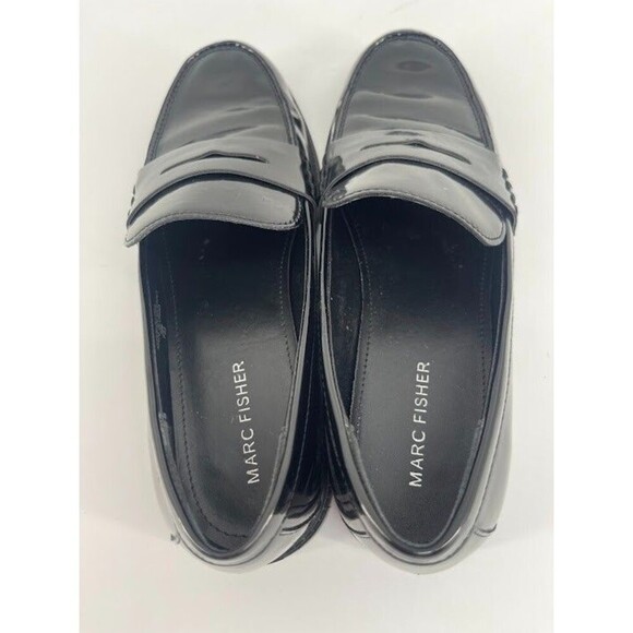 Marc Fisher Womens Ilithia‎ Patent Slip On Loafers Size 7.5 - Picture 4 of 6